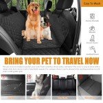 Moveland Waterproof Dog Seat Cover - Football Pattern