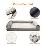 Amazon Basics Orthopedic Dog Bed with Bolster
