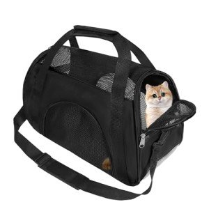 Portable Soft-Sided Pet Carrier for Dogs & Cats