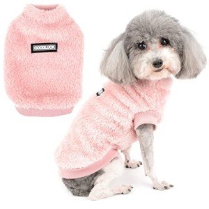 Cozy Fleece Dog Sweater for Small Breeds