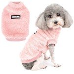 Cozy Fleece Dog Sweater for Small Breeds
