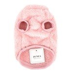 Cozy Fleece Dog Sweater for Small Breeds