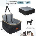 Small Dog Car Seat with Memory Foam Cushion