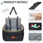 Small Dog Car Seat with Memory Foam Cushion