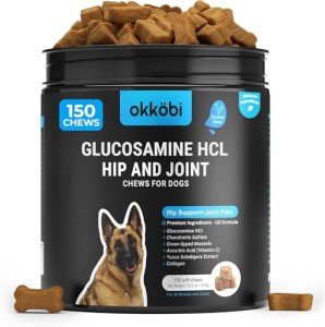 Dog Hip and Joint Chews with Glucosamine - 150 pcs