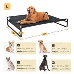 Veehoo Elevated Cooling Dog Bed for Large Breeds