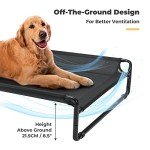 Veehoo Elevated Cooling Dog Bed for Large Breeds