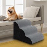 Ezigoo Non-Slip Pet Stairs for Small Dogs