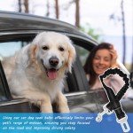 Adjustable Reflective Dog Car Harness Seat Belt Set