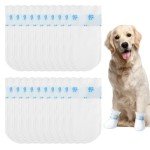 20PCS Waterproof Dog Socks & Paw Protectors