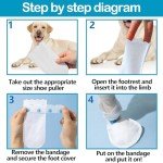 20PCS Waterproof Dog Socks & Paw Protectors