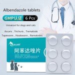 Pet Deworming Tablets for Dogs and Cats - 6 Capsules