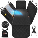 Waterproof Dog Car Seat Cover with Mesh Window