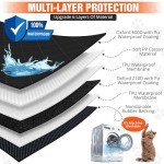 Waterproof Dog Car Seat Cover with Mesh Window