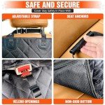 Waterproof Dog Car Seat Cover with Mesh Window