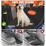 Waterproof Dog Car Seat Cover with Mesh Window