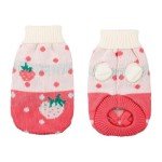 Cozy Pink Strawberry Pet Sweater for Dogs & Cats