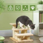 Portable Pet Steps for Easy Climbing - Cream