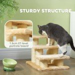 Portable Pet Steps for Easy Climbing - Cream