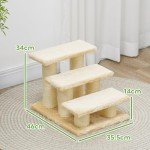 Portable Pet Steps for Easy Climbing - Cream