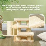 Portable Pet Steps for Easy Climbing - Cream