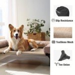 Veehoo Elevated Dog Bed with Removable Bolster