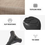 Veehoo Elevated Dog Bed with Removable Bolster