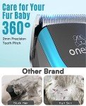 Oneisall Professional Dog Clippers for Thick Fur
