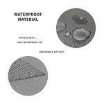 AmigoZone Large Waterproof Dog Bed Mattress, Black