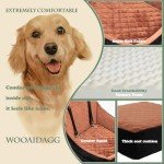 WOOAIDAGG Medium Dog Car Seat Bed with Straps