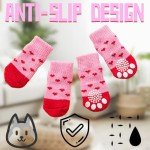 Anti-Slip Dog Socks - 2 Pairs Paw Protectors