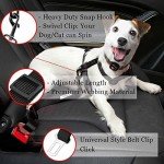 Adjustable Dog Car Harness and Seat Belt Clip