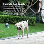 Iokheira Adjustable Bungee Dog Leash with Padded Handles