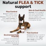NutriPaw Natural Flea and Tick Chews for Dogs