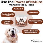 NutriPaw Natural Flea and Tick Chews for Dogs