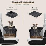 Pecute Small Dog Booster Car Seat with Storage