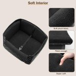 Pecute Small Dog Booster Car Seat with Storage