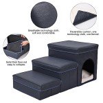 Foldable Non-Slip Dog Steps for Bed and Sofa