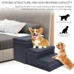 Foldable Non-Slip Dog Steps for Bed and Sofa