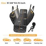 Waterproof Dog Car Seat Cover – Non-Slip Hammock