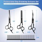 GEMEK 5-in-1 Dog Grooming Scissors Kit