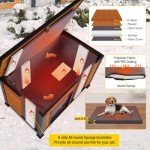 Aivituvin Insulated Waterproof Outdoor Dog House
