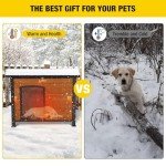 Aivituvin Insulated Waterproof Outdoor Dog House