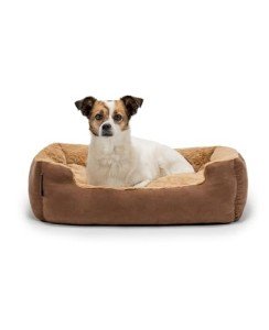 Reversible Dog Bed with Non-Slip Cushion, 60x48 cm