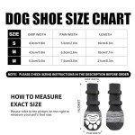 LUVDECO Anti-Slip Dog Socks with Adjustable Straps