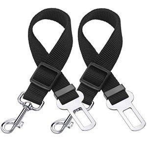 2-Pack Adjustable Dog Car Seat Belts