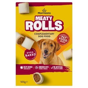 Morrisons 500g Meaty Dog Treat Rolls