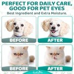 Pet Eye Wipes for Dogs & Cats - 100 Count