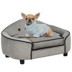 Cozy Dog Sofa for Small Breeds - Grey