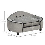 Cozy Dog Sofa for Small Breeds - Grey